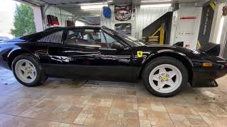 LIVRAISON FERRARI NOIR 308 GTS 1984 [upl. by Faust529]