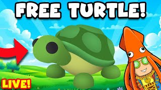 🔴 LIVE  Free Turtle In Adopt Me [upl. by Lindsley]