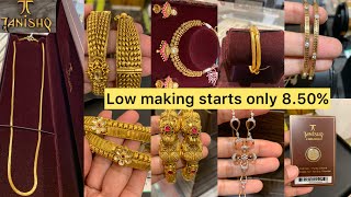 😱 Tanishq Gold Necklace designs with price  Light weight jewellery designs  Tanishq [upl. by Avihs]