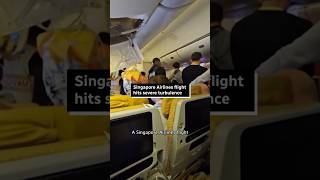 Singapore Airlines flight hits severe turbulence [upl. by Hoffman]