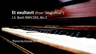 Et exultavit from “Magnificat” – JS Bach BWV243 No2 Piano Accompaniment [upl. by Rida]