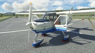 First and last look at the Aerosachs P92 Ultralight in Microsoft Flight Simulator [upl. by Asirb]