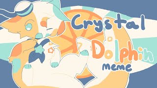 🐬 Crystal Dolphin  Original Animation Meme  Toonsquid [upl. by Christean]