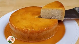 FLAN de BANANA 3 Ingredientes SIN HORNO SIN Azucar SIN Gluten DELICIOSO [upl. by Jayne948]