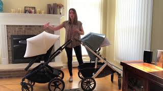 Compare the Bugaboo Fox vs UPPAbaby Vista strollers [upl. by Hayalat]