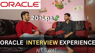 ORACLE INTERVIEW EXPERIENCE  Ep  02  NIT SURAT [upl. by Runkle]