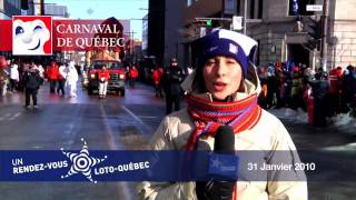 Web reportage LotoQuébec 3  Défilé de jour de personnages gonflables géants [upl. by Akinert]