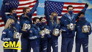 2022 US Olympic figure skating team awarded gold medal [upl. by Oatis425]