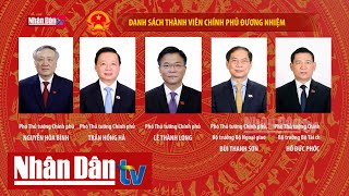 Danh sách thành viên Chính phủ đương nhiệm [upl. by Rudman]