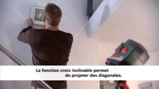 Niveau laser en croix Bosch PCL 20  avec fonction niveau vertical [upl. by Shah]