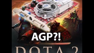 ATI Radeon X1650 Pro DDR2 AGP  Dota 2 [upl. by Alur387]