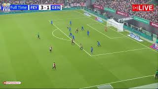 🔴LIVE Feyenoord vs Genk  International Club Friendlies  Football Live Match Today [upl. by Ynad]