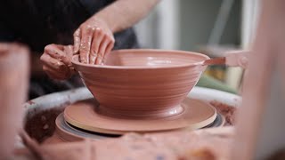 How to Throw and Trim Large Stoneware Bowls — Narrated Version [upl. by Spaulding426]