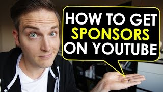 How To Get Sponsors On YouTube [upl. by Emmott]