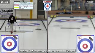 Krysta Hilker vs Kellie Stiksma  Draw 1  Curling Stadium Alberta Curling Series 5 [upl. by Jak]