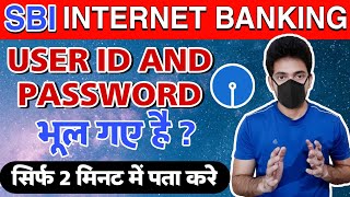 SBI Internet banking user id and password forgot  How to Reset or Recover SBI Username amp Password [upl. by Ignaz]