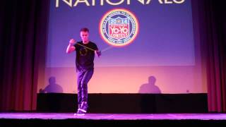 1A  2nd Place  Gentry Stein  2014 US National YoYo Contest [upl. by Rez]