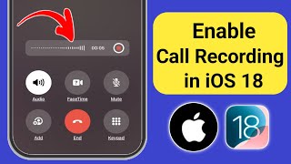 How to Enable Call Recording in iPhone iOS 18  iOS 18 Call Recording Feature [upl. by Toddie]