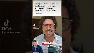 Sciopero treni e aerei totale fallimento di Salvini [upl. by Iviv]