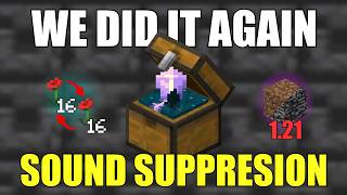 The Ultimate Minecraft Exploit 121 Sound Suppression and Unbreakable Blocks [upl. by Ahtibat487]