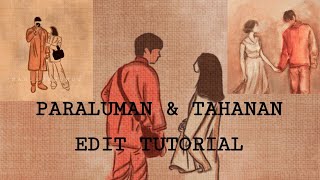 PARALUMAN amp TAHANAN INSPIRED DRAWINGEDIT TUTORIAL [upl. by Eanrahc463]