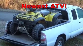 Honda Foreman 450ES Snow Plow ATV Joins My Hoard [upl. by Joselyn804]