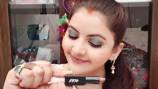 Nykaa so matte mini lipstick 12M toupe thrill review amp lip swatch  nude lipstick for girls  RARA [upl. by Rabush818]