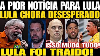 A PIOR NOTÍCIA PARA LULA ISSO MUDA TUDO LULA FOI TRAÍDO PABLO MARÇAL DO PRTB ACABA DE SOFRER DE [upl. by Jarus]