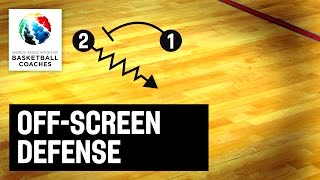 Offscreen defense  Aleksandar Dzikic  Basketball Fundamentals [upl. by Rafe]