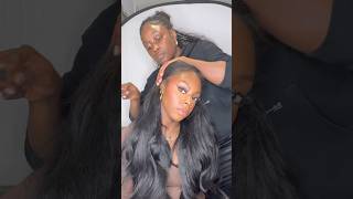 Burmese curls Trendy Tresses longhair naturalhair burmesecurly sewin [upl. by Etnad]