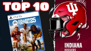 Top 10 Toughest Rebuilds in College Football 25 Dynasty Mode [upl. by Horsey]