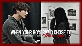 「 When your boyfriend chose to save your bestfriend rather than you 」⚘ Jungkook ff oneshot [upl. by Esinev]