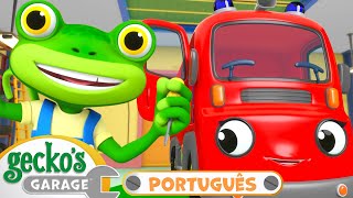 Amigos Bombeiros  1 HORA DO GECKO  Desenhos Animados Infantis em Português [upl. by Box]