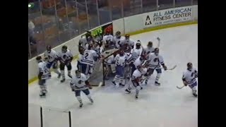 1992 03 15 Massena 3 vs Suffern 4 OT w RADIO NYS Finals [upl. by Edgerton]