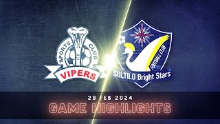 EXTENDED HIGHLIGHTS  Vipers SC 11 Bright Stars FC  StarTimes UPL MD19 2324 [upl. by Janice]