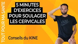 Soulager la douleur cervicale  5 minutes dexercices par jour [upl. by Repsag131]