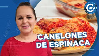 Canelones de ricota y espinaca gratinados la receta de la gente [upl. by Yroc]