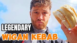 TRYING A WIGAN KEBAB The UKS best pie hunt🥧 [upl. by Asyral]