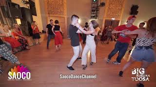 Gleb Chernichuk and Adelina Dodonova Salsa Dancing at BIG RUSSIAN TOOSA 2019 Saturday 22062019 [upl. by Aible]