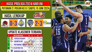 Hasil Proliga 2024 Hari iniSTIN BIN VS LAVANIUpdate Klasemen Voli Proliga 2024 Terbaru Pekan ke 6 [upl. by Kacy]