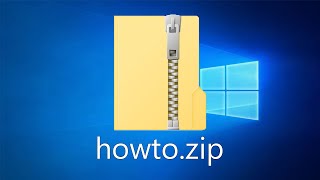 How to make a ZIP Files in Windows [upl. by Nahttam]