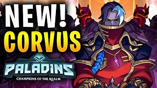 THE WEIRDEST DAMAGE SUPPORT BUILD  Paladins Corvus Gameplay [upl. by Stanhope]