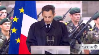 Cérémonie dhommage national rendu aux soldats morts en Afghanistan [upl. by Winna118]