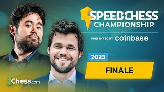 Magnus Carlsen  Hikaru Nakamura  Speed Chess Championship 2023  Finale LIVE [upl. by Denby]