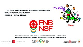 XXXVIIJDN 2024ko NKJXXXVII BALONCESTOSASKIBALOIAFINALFINALA INFANTILHAURRAK FEMENINOMAKUMEZKOAK [upl. by Alegnatal]