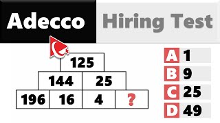 How to Pass Adecco PreEmployment Cognitive Test Questions with Answers Solutions amp Explanations [upl. by Ulrika]