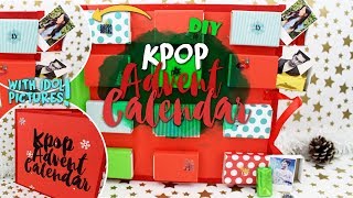 DIY KPOP KPOP Advent Calendar KfreakEnglish EXO BTS 2PM FTISLAND SVT BTOB GUGUDAN ETC [upl. by Acirt]