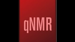 Mnova qNMR  Purity Determination 22nd May 2013 [upl. by Aphra625]