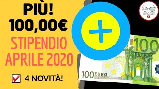 PREMIO BONUS 100€ APRILE 2020  NOVITÀ CALCOLO E GUIDA DEFINITIVA [upl. by Aibos]