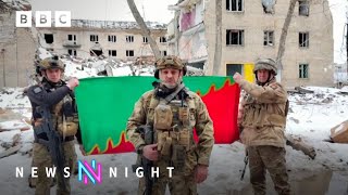 War in Ukraine What it’s like defending Avdiivka against Russian attacks – BBC Newsnight [upl. by Arvo]